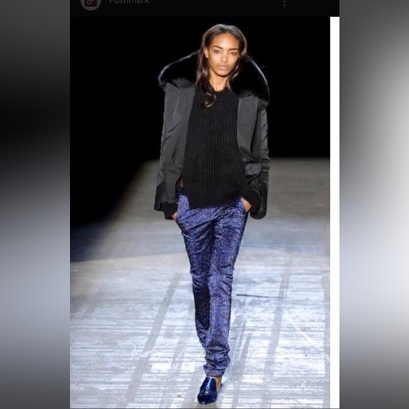 Alexander Wang Runway Metallic Pants - Picture 2 of 7